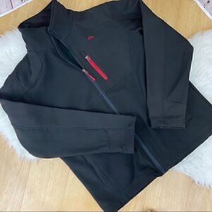 Black casual jacket with zipper size L